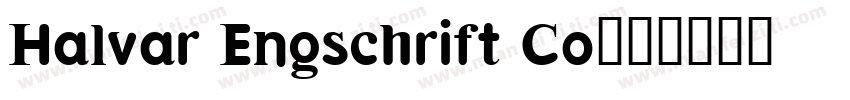 Halvar Engschrift Co字体转换